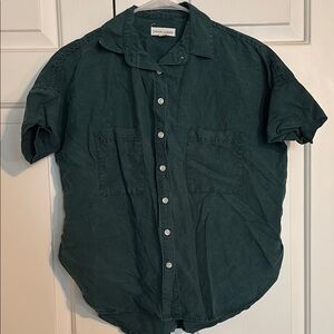 Tradlands Linen Boxy top